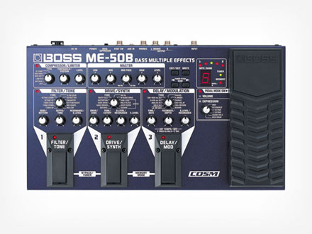 Boss - pedalera multiefecto p/bajo ME50B Boss - pedalera multiefecto p/bajo ME50B